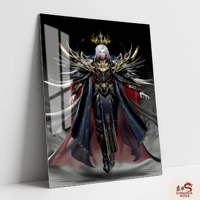 Throne of Seal Donghua Poster, metal wall art from Chinese anime, perfect decoration for homes and offices, high quality collectible anime poster in India.
