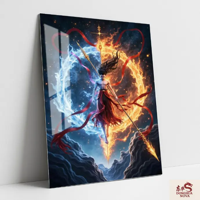 Donghua Metal Poster India, exclusive anime wall art collection, premium quality prints, perfect decoration for fans of Soul Land, BTTH, Perfect World, and more.