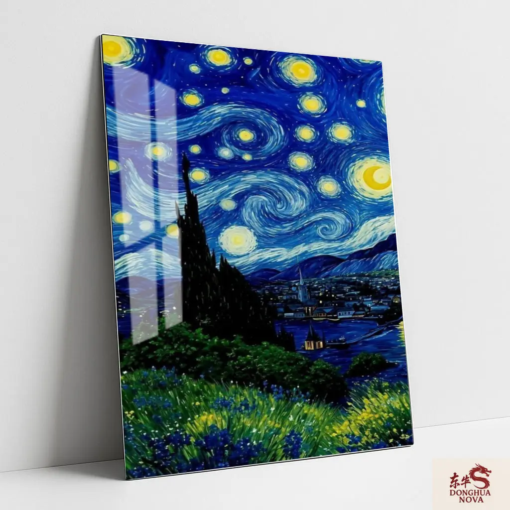 The Starry Night | Metal Poster 001
