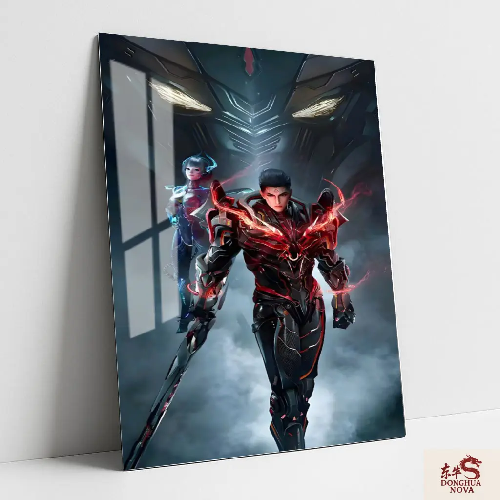 LUO FENG Metal poster | SWALLOWED STAR DONGHUA ART 001