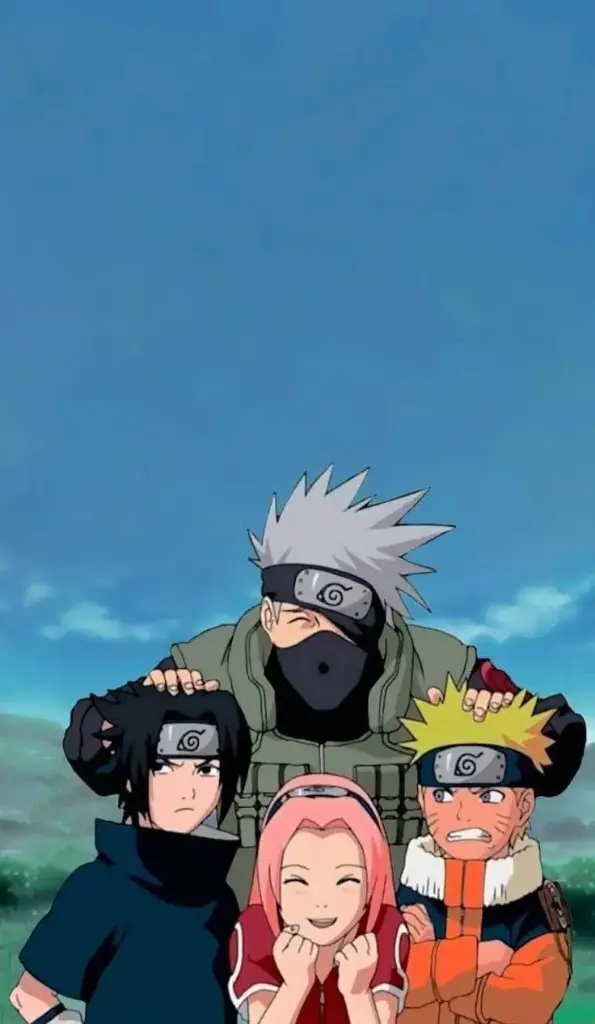 TEAM 7 Metal Poster | NARUTO ANIME ART 006