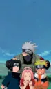 TEAM 7 Metal Poster | NARUTO ANIME ART 006