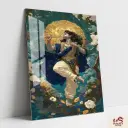 LORD SHREE KRISHNA | DIVINE METAL POSTER ART 009