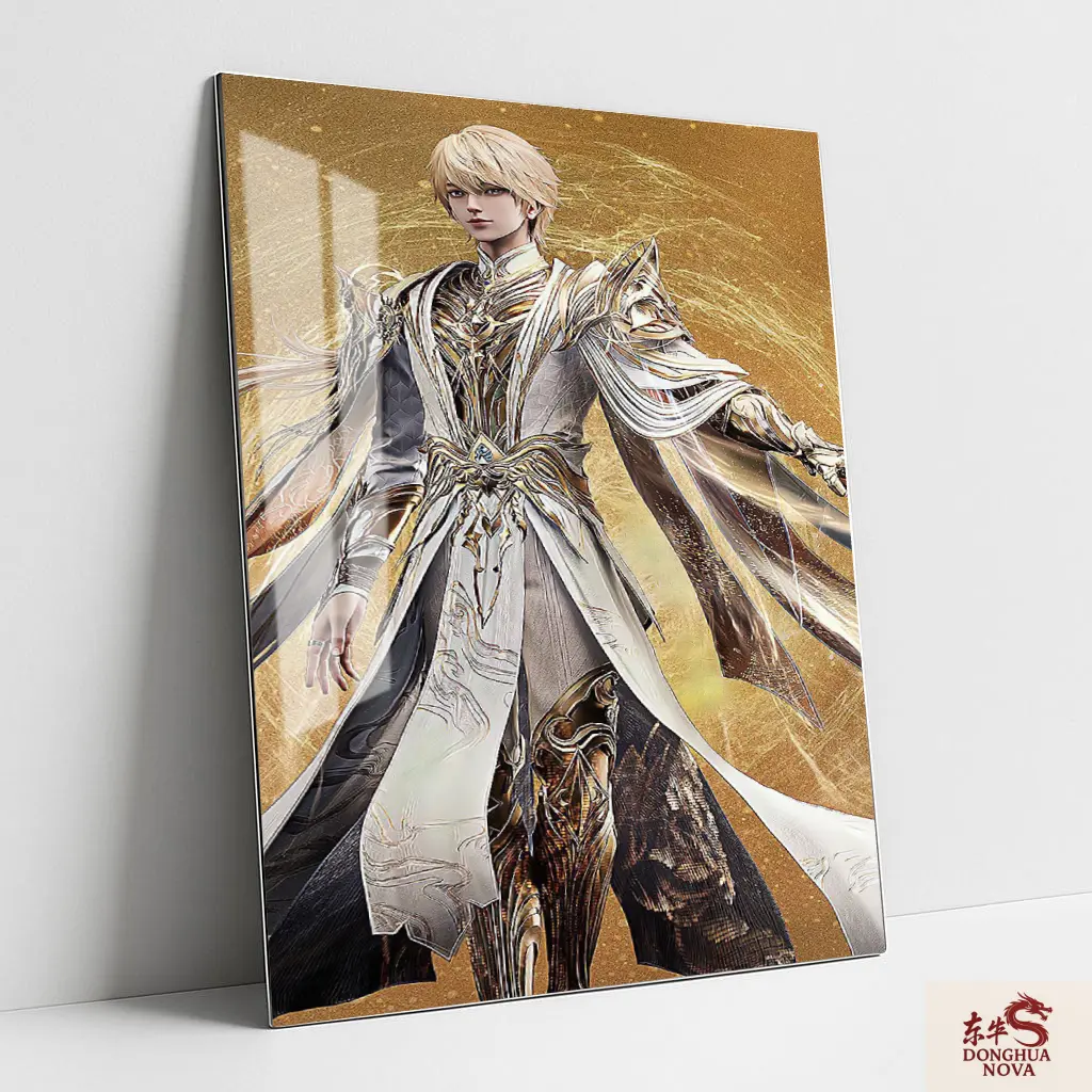 LONG HAOCHEN Metal poster | THRONE OF SEAL DONGHUA ART 001