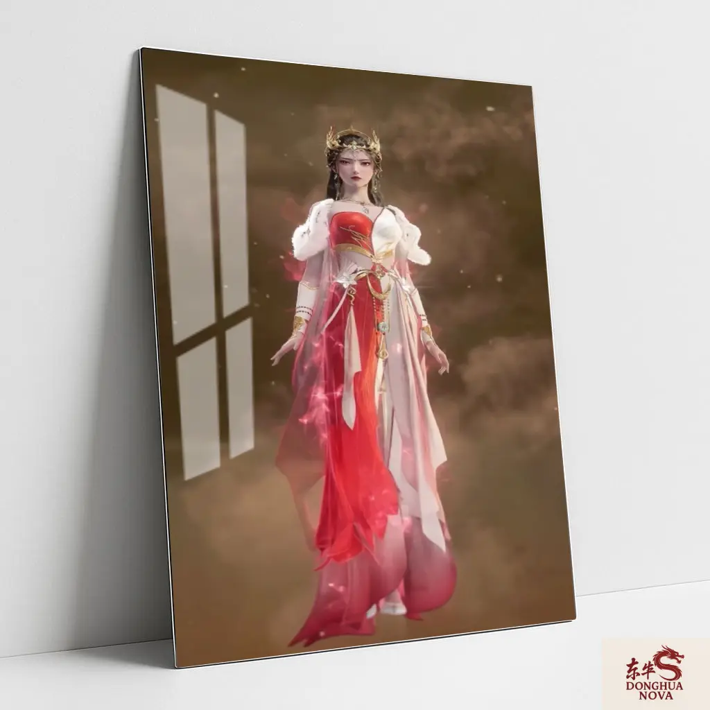 RED BUTTERFLY Metal poster | RENEGADE IMMORTAL DONGHUA ART 003