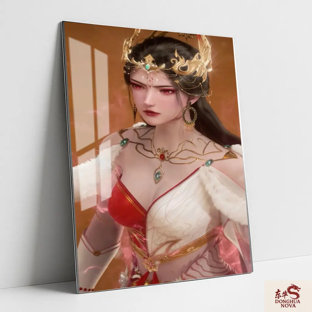 RED BUTTERFLY Metal poster | RENEGADE IMMORTAL DONGHUA ART 004