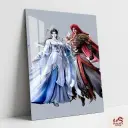 WANG LIN & LI MUWAN Metal poster | RENEGADE IMMORTAL DONGHUA ART 006