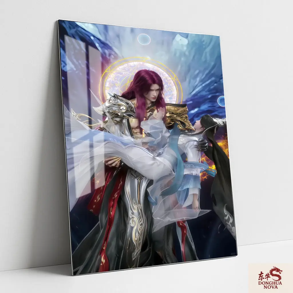WANG LIN & LI MUWAN Metal poster | RENEGADE IMMORTAL DONGHUA ART 008