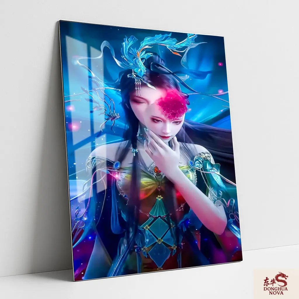 YUN WANGSHU Metal poster | ECLIPSE OF ILLUSION DONGHUA ART 001
