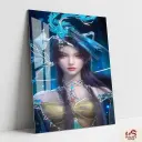 YUN WANGSHU Metal poster | ECLIPSE OF ILLUSION DONGHUA ART 003
