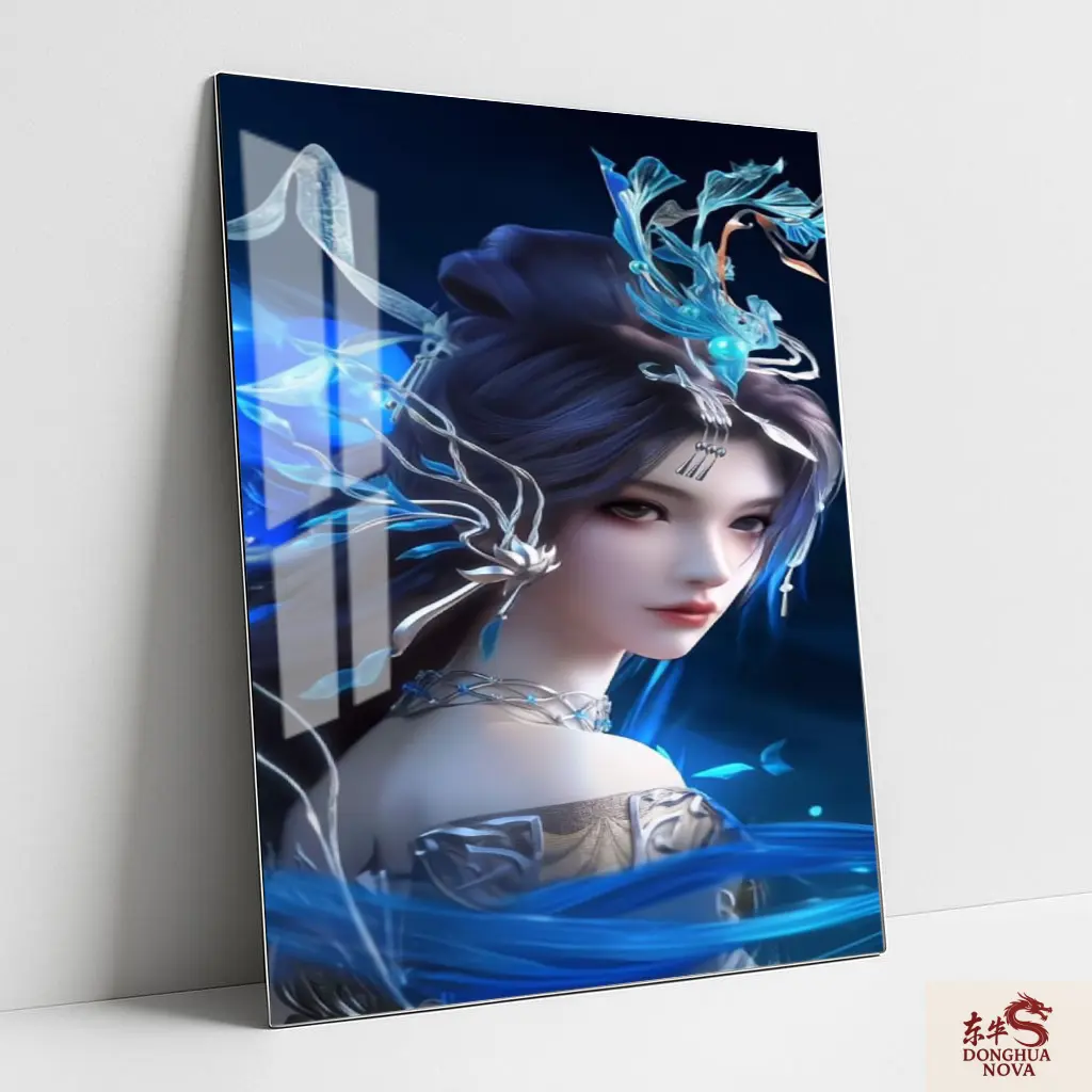 YUN WANGSHU Metal poster | ECLIPSE OF ILLUSION DONGHUA ART 004