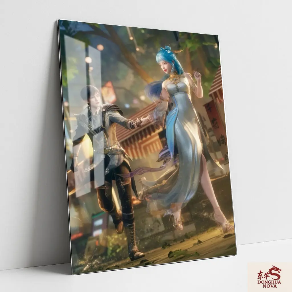 HUO YUHAO & DONGER Metal Poster | SOUL LAND 2 DONGHUA ART 003
