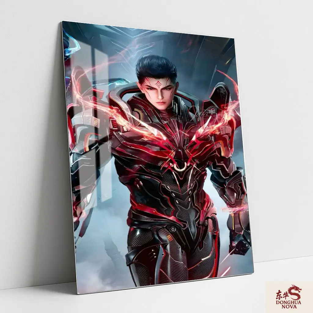 LUO FENG Metal poster | SWALLOWED STAR DONGHUA ART 003