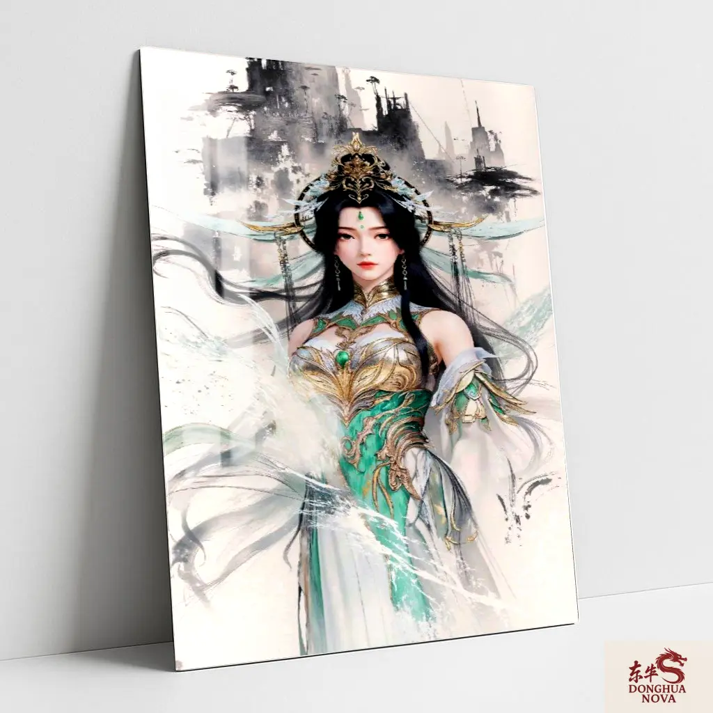 LIU SHEN |WILLOW GOD| Metal poster | Perfect World DONGHUA ART 007