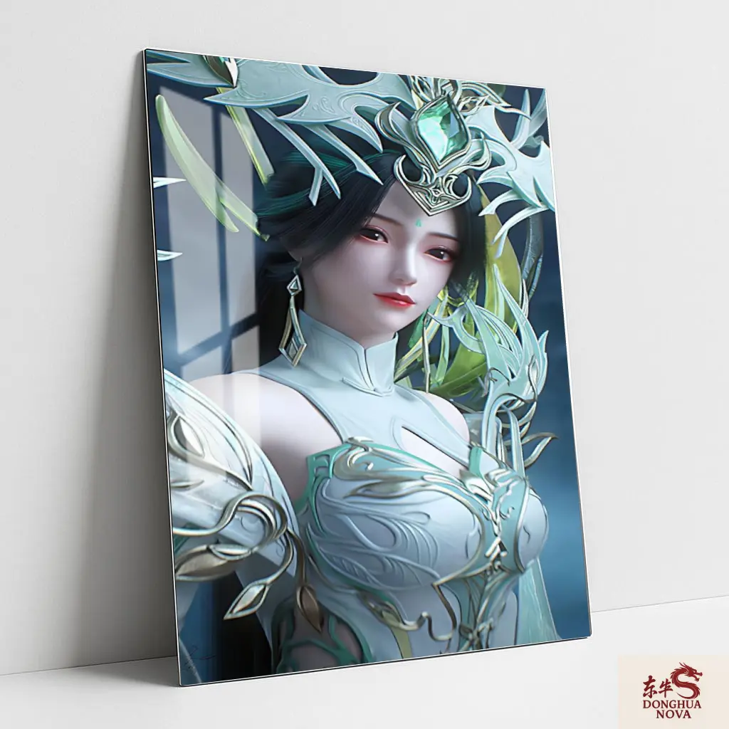 LIU SHEN |WILLOW GOD| Metal poster | Perfect World DONGHUA ART 008