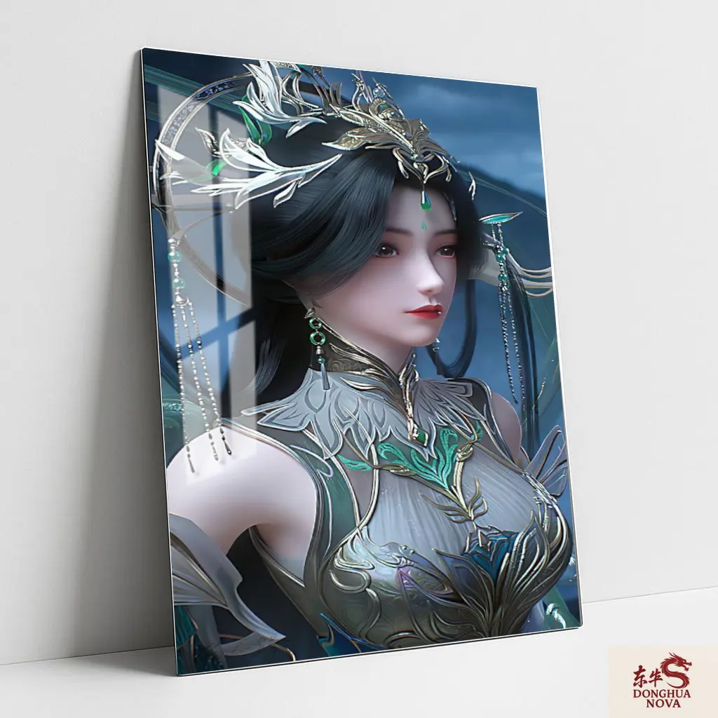 LIU SHEN |WILLOW GOD| Metal poster | Perfect World DONGHUA ART 010