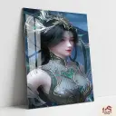 LIU SHEN |WILLOW GOD| Metal poster | Perfect World DONGHUA ART 010