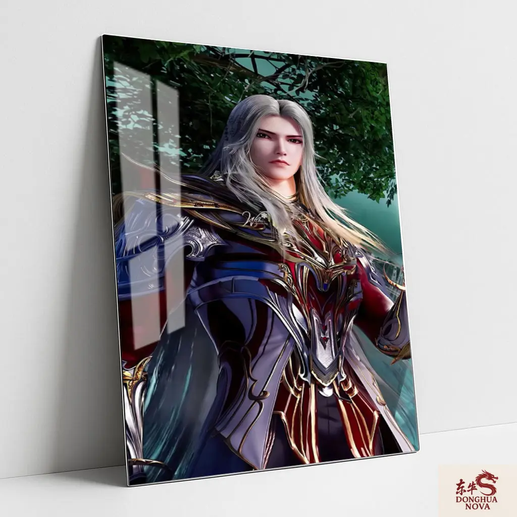 TANG SAN GOD Metal Poster | SOUL LAND DONGHUA ART 006