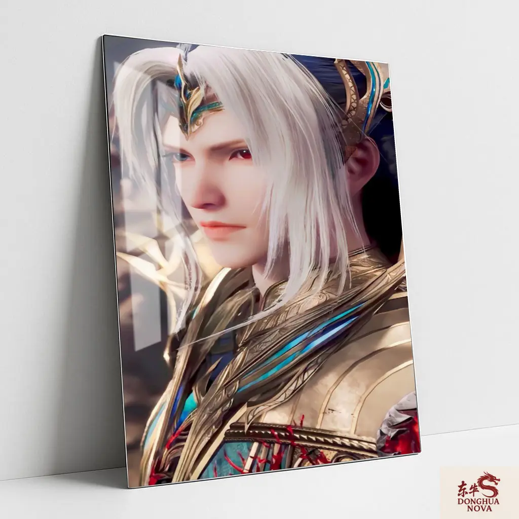 TANG SAN GOD Metal Poster | SOUL LAND DONGHUA ART 007