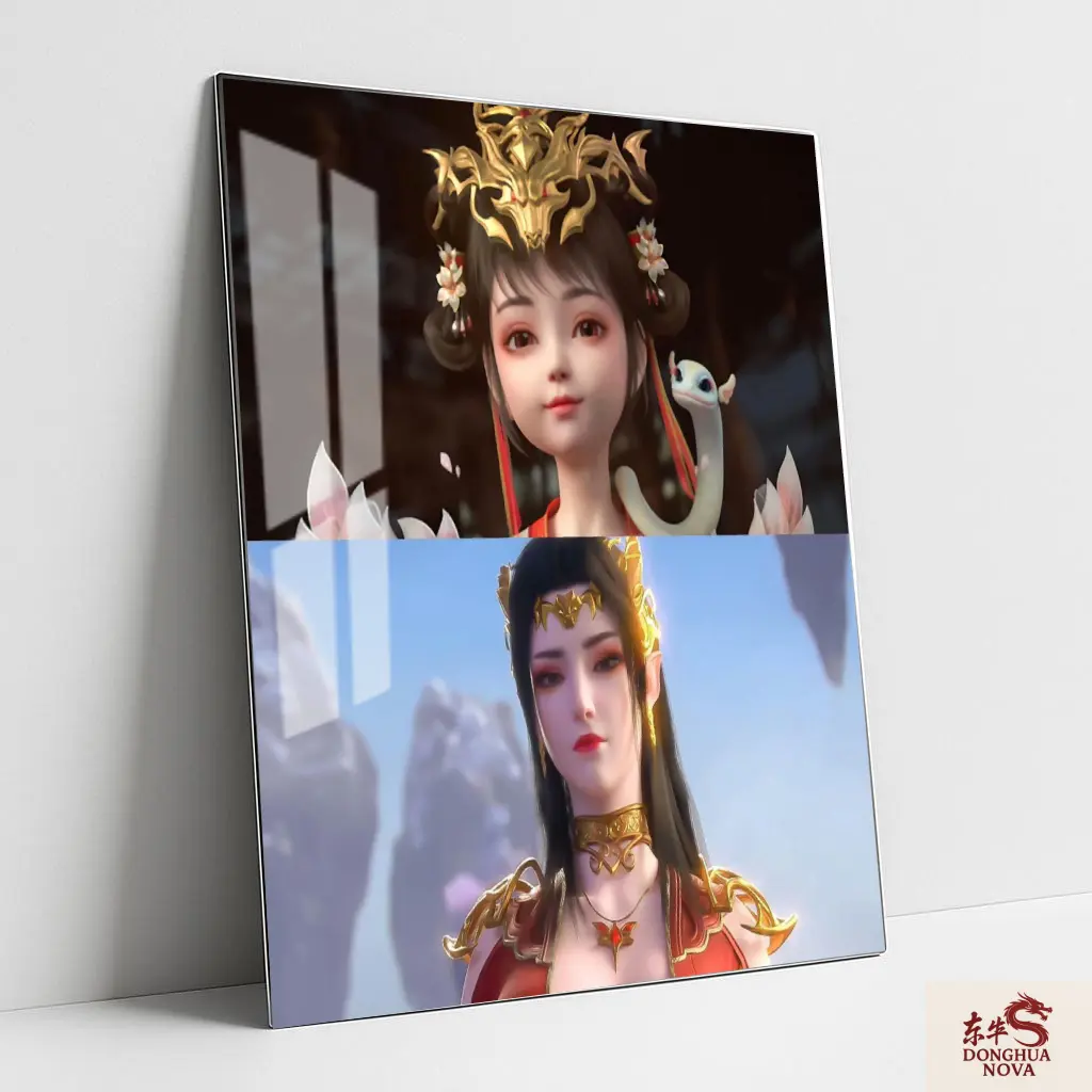 XIAO XIAO AND CAILIN METAL POSTER | BTTH DONGHUA ART 051