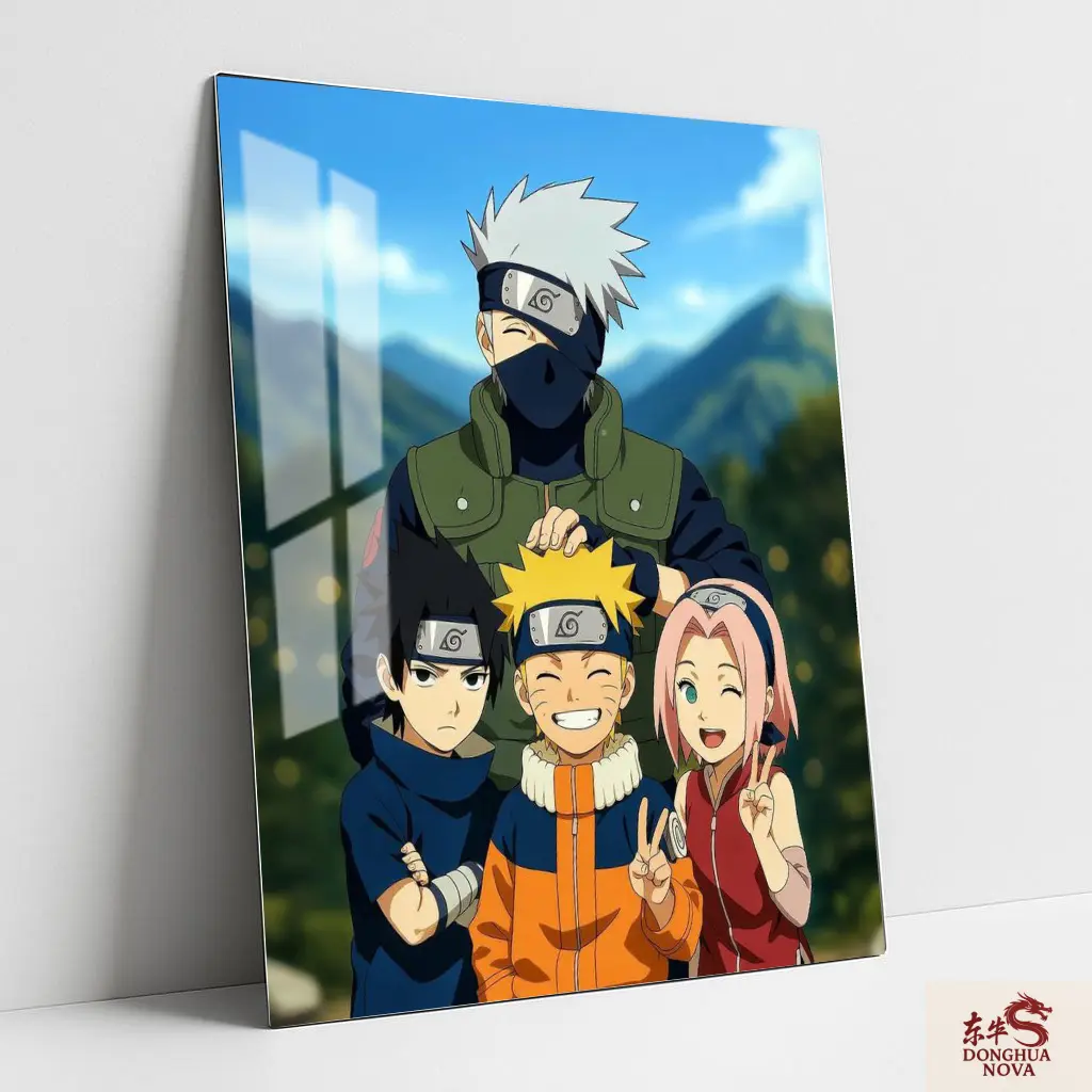 TEAM 7 Metal Poster | NARUTO ANIME ART 005