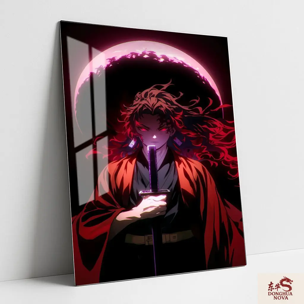 YORIICHI Metal Poster | DEMON SLAYER ANIME ART 001