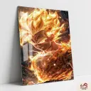 GOKU SS2 Metal Poster | DRAGON BALL Z ANIME ART 002