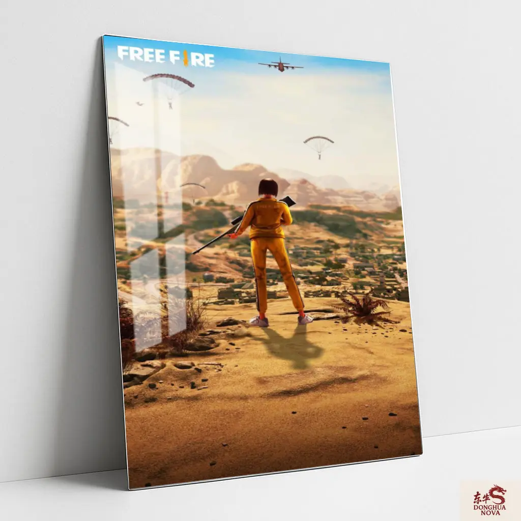  KELLY WITH GUN | FREE FIRE Metal Poster 006