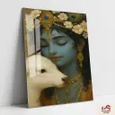 LORD SHREE KRISHNA | DIVINE METAL POSTER ART 002