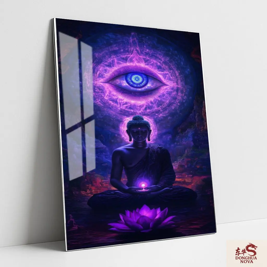 MEDITATING BUDDHA | DIVINE METAL POSTER ART 007