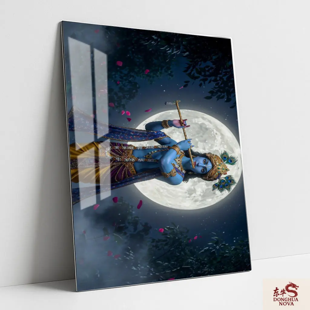  SHREE KRISHNA | DIVINE METAL POSTER ART 008
