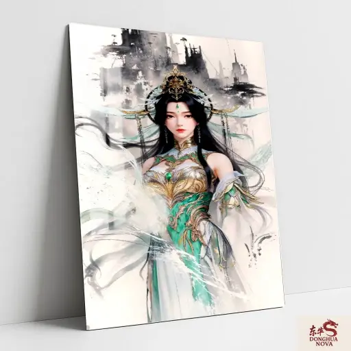 LIU SHEN |WILLOW GOD| Metal poster | Perfect World DONGHUA ART 007