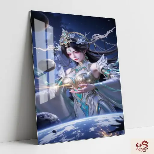 LIU SHEN |WILLOW GOD| Metal poster | Perfect World DONGHUA ART 009