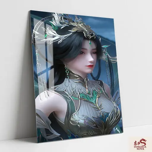 LIU SHEN |WILLOW GOD| Metal poster | Perfect World DONGHUA ART 010
