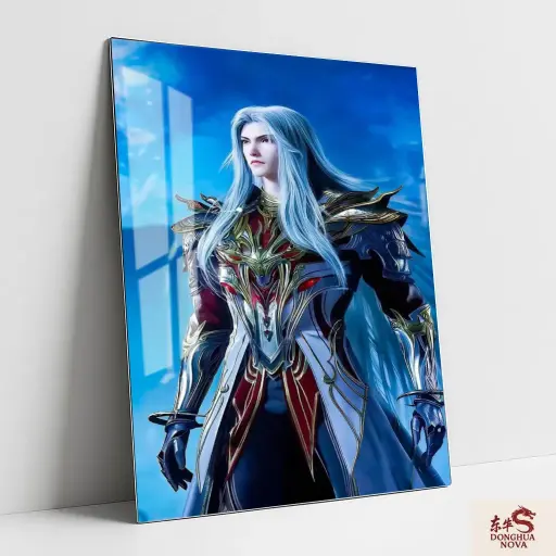 TANG SAN GOD Metal Poster | SOUL LAND DONGHUA ART 004