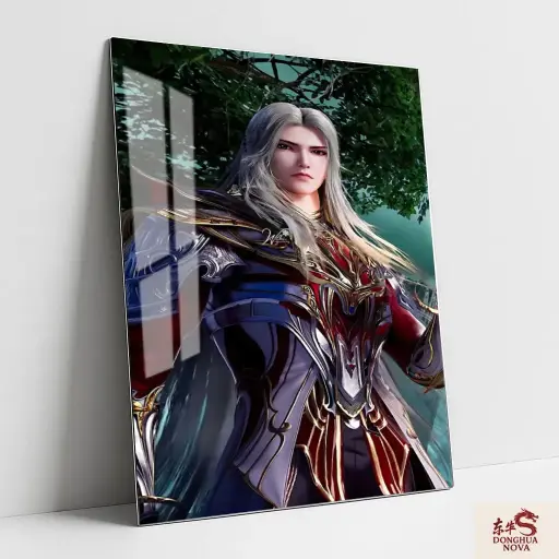 TANG SAN GOD Metal Poster | SOUL LAND DONGHUA ART 006