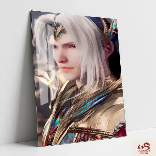 TANG SAN GOD Metal Poster | SOUL LAND DONGHUA ART 007