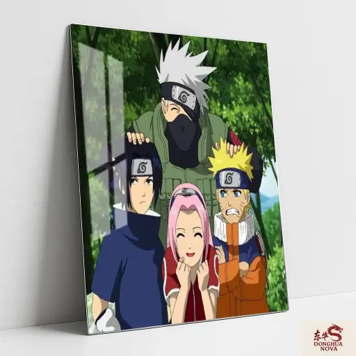 TEAM 7 Metal Poster | NARUTO ANIME ART 004