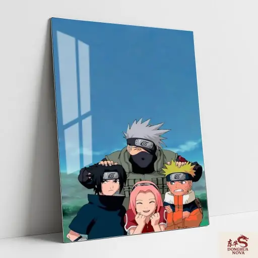 TEAM 7 Metal Poster | NARUTO ANIME ART 006
