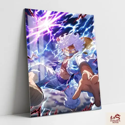 LUFFY Gear 5 Metal Poster | ONE PIECE ANIME ART 002