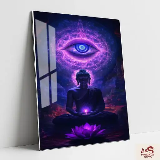 MEDITATING BUDDHA | DIVINE METAL POSTER ART 007