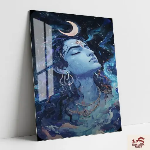 LORD SHIVA | DIVINE METAL POSTER ART 010