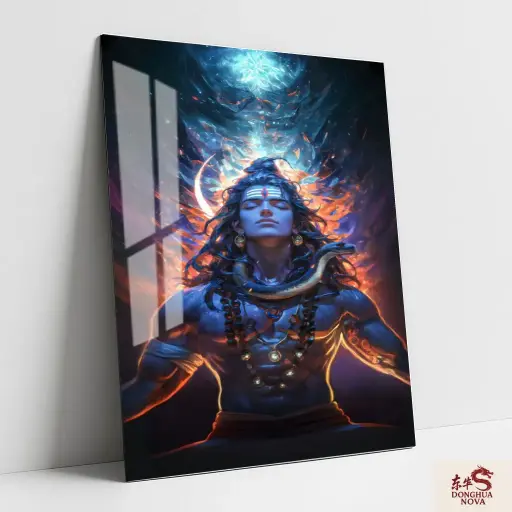 LORD SHIVA | DIVINE METAL POSTER ART 011