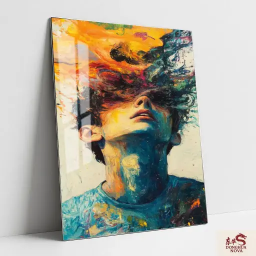 Eruption Of Thoughts | MODERN ART Metal Poster 002