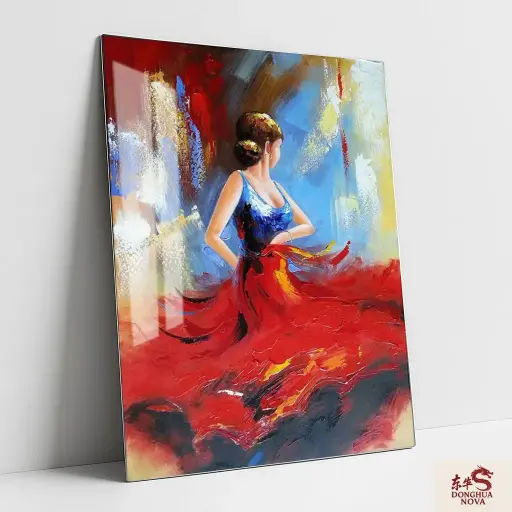 The Crimson Rhythm | MODERN ART Metal Poster 004