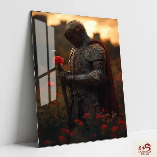 Knight Of Roses Wall Art | MODERN ART Metal Poster 006