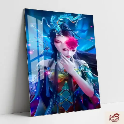 YUN WANGSHU Metal poster | ECLIPSE OF ILLUSION DONGHUA ART 001