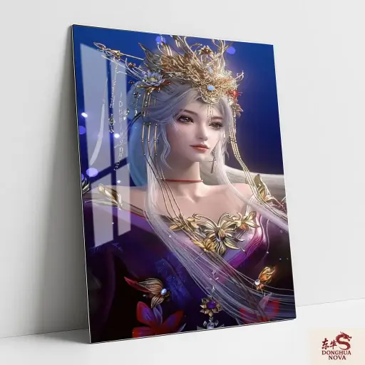 YUN WANGSHU Metal poster | ECLIPSE OF ILLUSION DONGHUA ART 002