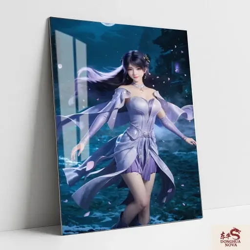 JI ZIYUE Metal poster | SHROUDING THE HEAVENS DONGHUA ART 004